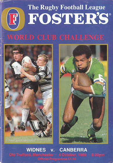 Widnes RLFC - World Club Champions 1989